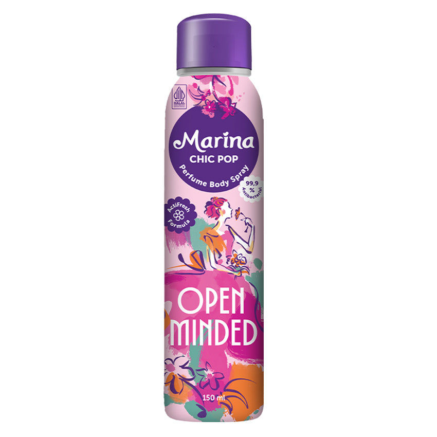 Marina Perfume Body Spray Open Minded - 150 mL