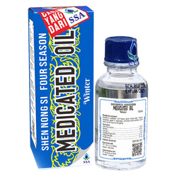 Gambar Shen Nong Si Four Season Medicated Oil Winter - 12 mL Suplemen Kesehatan