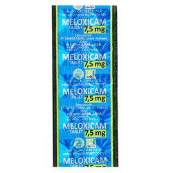 Gambar Meloxicam 7,5mg Obat Anti inflamasi - 10 Tablet [Hexpharm] Obat