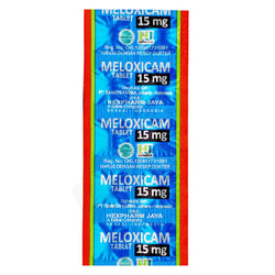 Gambar Meloxicam 15mg Obat Anti inflamasi - 10 Tablet [Hexpharm] Obat