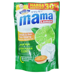 Gambar Mama Lemon Cairan Pencuci Piring Jeruk Nipis Pouch - 680 mL Home Living