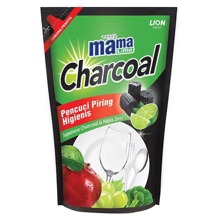 Mama Lime Charcoal Cairan Pencuci Piring - 680 mL