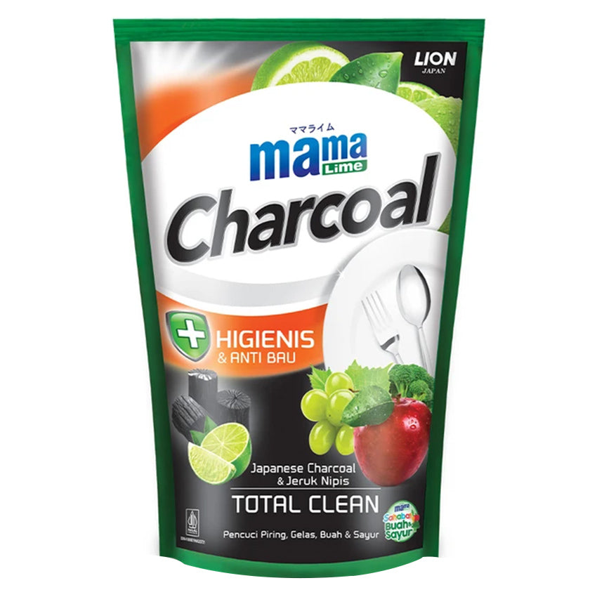 Mama Lime Charcoal Total Clean Cairan Pencuci Piring - 650 Gr