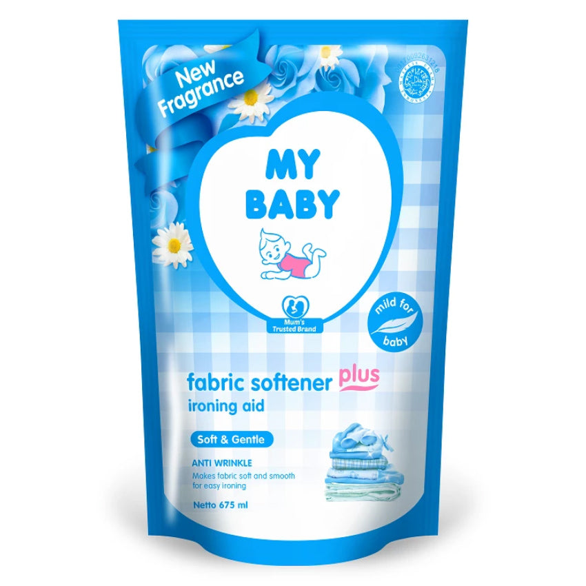 My Baby Fabric Plus Ironing Aid Soft & Gentle Softener - 675 mL