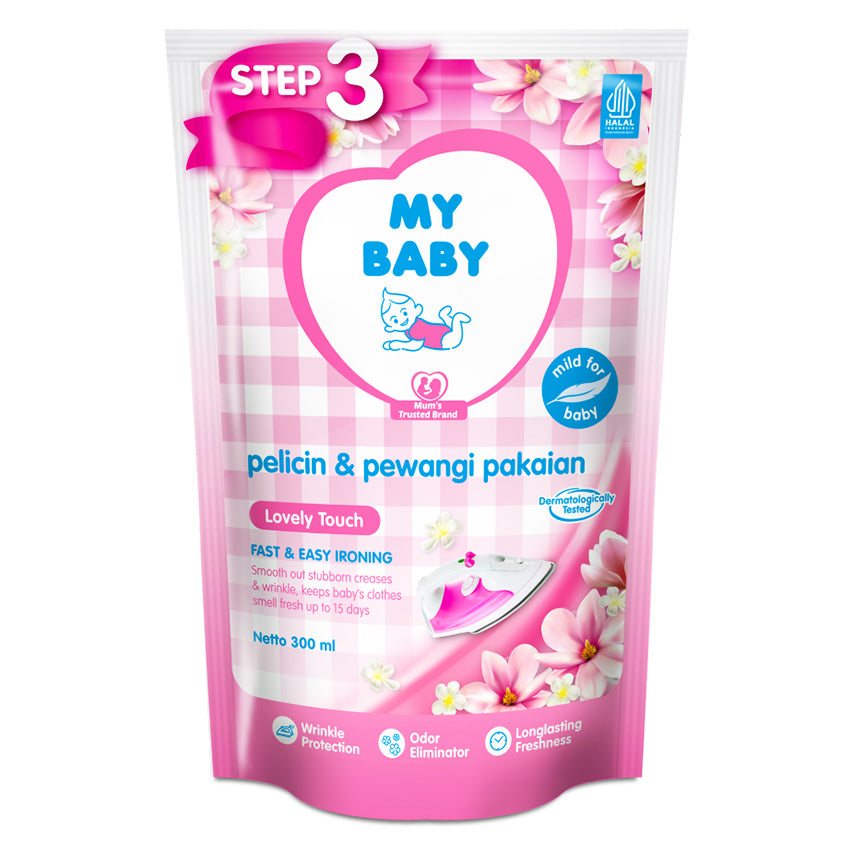 Gambar My Baby Pelicin & Pewangi Pakaian Lovely Touch Refill - 300 mL Jenis Perlengkapan Cuci