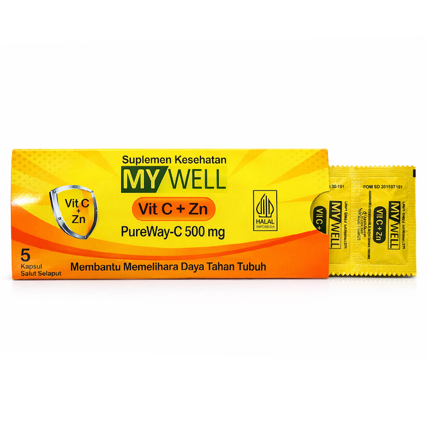 Mywell Vitamin C  Zinc - 5 Kaplet