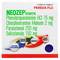 Gambar Neozep Forte Pereda Flu - 4 Tablet Obat