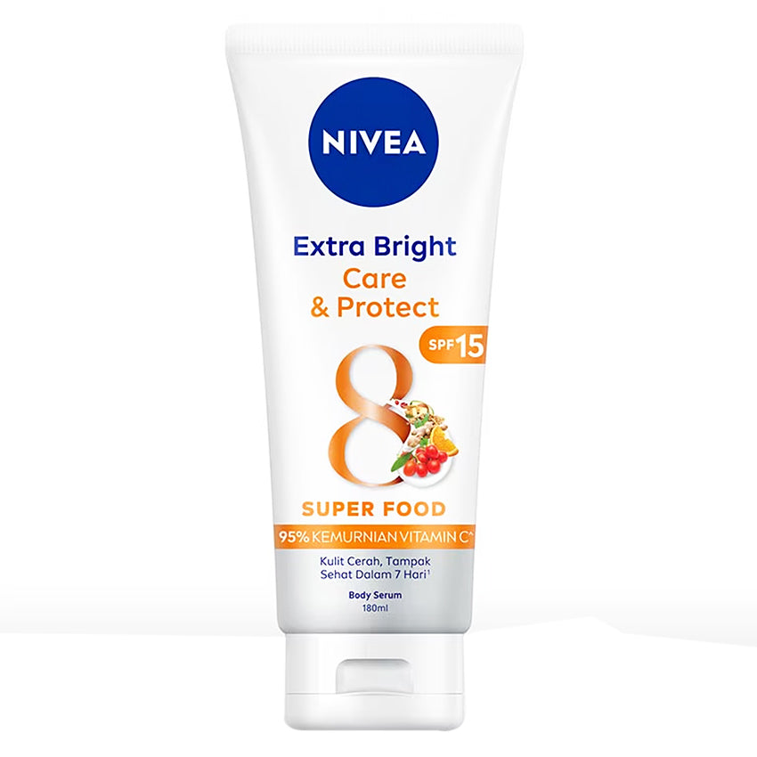 Gambar Nivea Extra White Care & Protect Body Serum - 180 mL Jenis Perawatan Tubuh