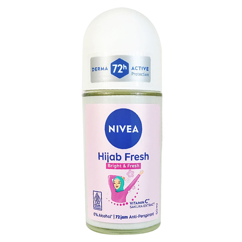 Nivea Whitening Hijab Bright & Fresh Deodorant Roll On - 50 mL