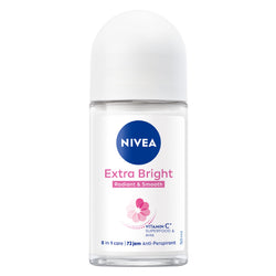 Gambar Nivea Extra Bright Radiant & Smooth Deodorant Roll On - 50 mL Deodorant