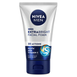 Gambar Nivea Men Extra Bright 3D Actions Facial Foam - 100 mL Perawatan Pria