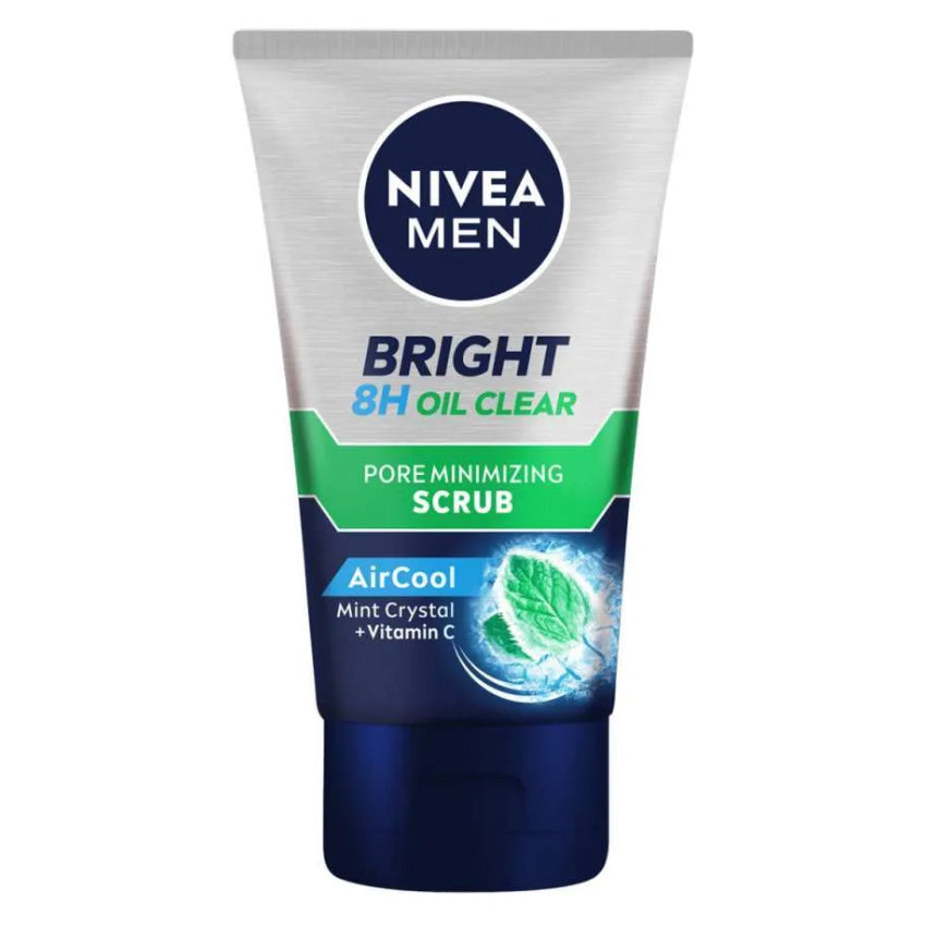 Nivea Men 8H Bright Oil Clear Pore Minimizing Facial Foam - 100 mL