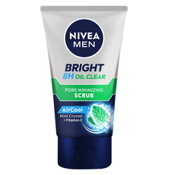 Gambar Nivea Men Bright Oil Clear Pore Minimizing Scrub - 100 mL Perawatan Pria