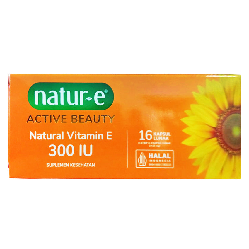 Natur-E Active Beauty Natural Vitamin E 300 IU - 16 Softgels