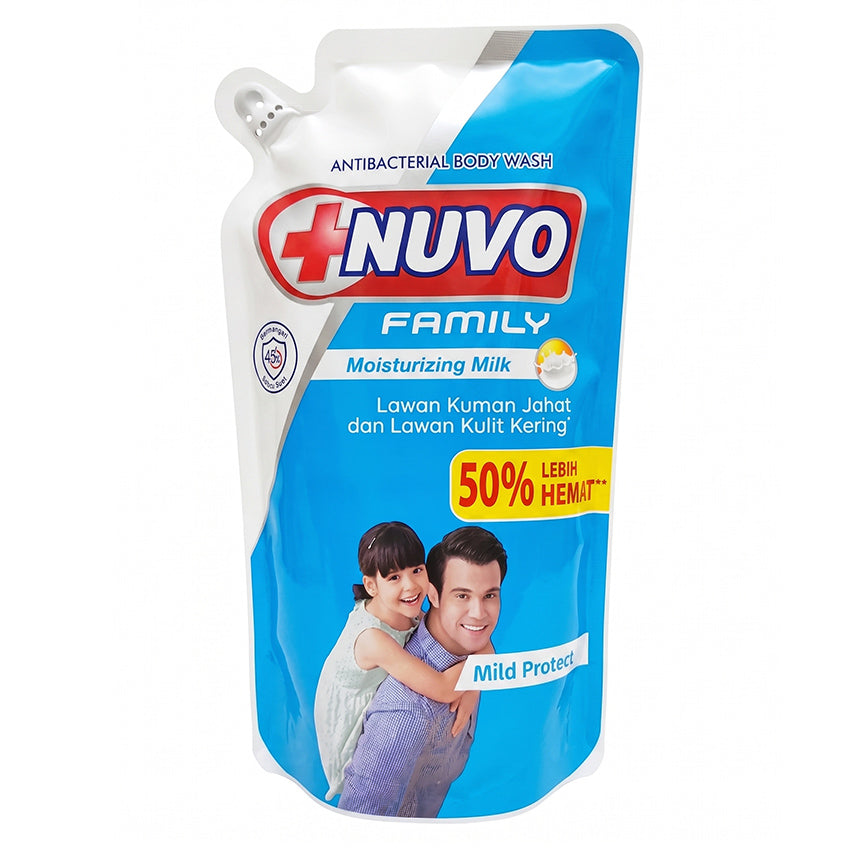 Nuvo Mild Protect Body Wash Pouch - 800 gr