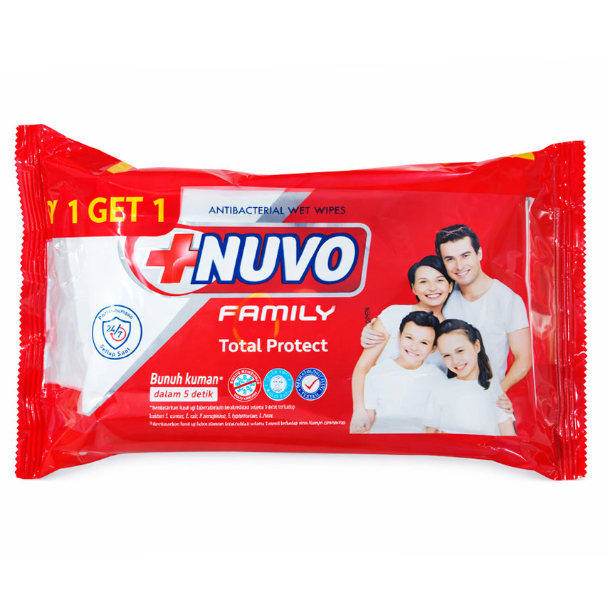 Gambar Nuvo Original Total Protect Wipes - 50 Sheets Perawatan Tubuh