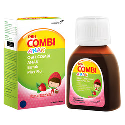 Gambar OBH Combi Anak Obat Batuk & Flu Rasa Strawberry - 60 mL Obat