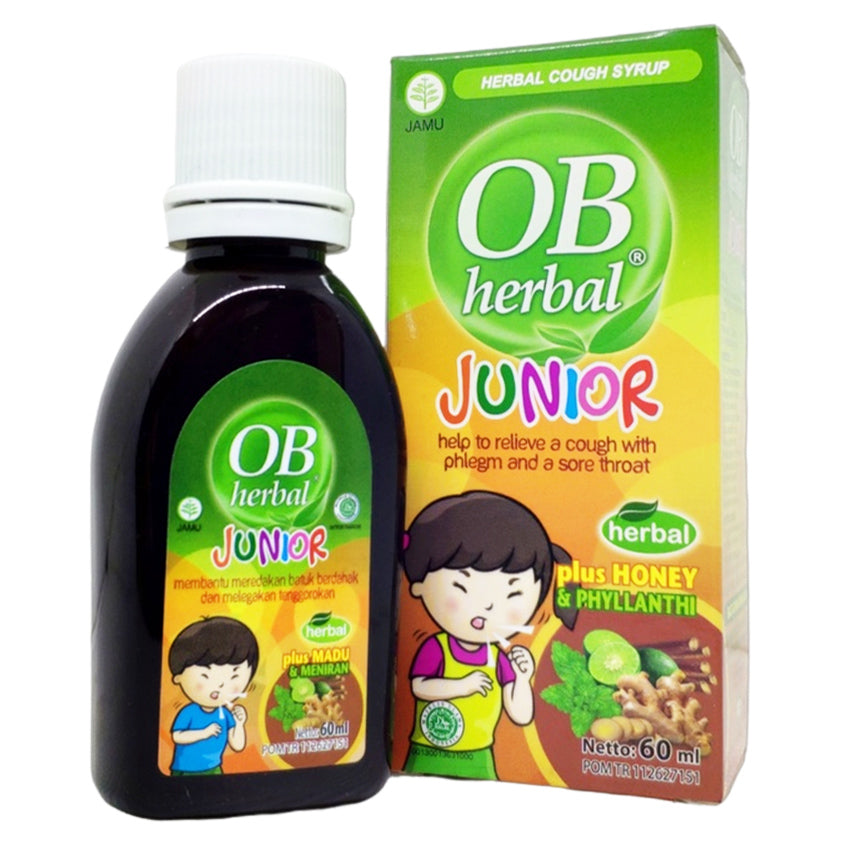 OB Herbal Junior Obat Batuk Anak - 60 mL