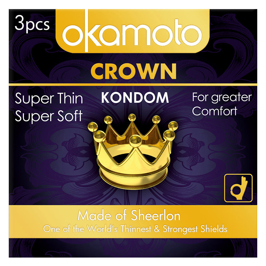 Okamoto Kondom Harmony - 3 Pcs + Okamoto Kondom Crown - 3 Pcs