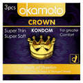 Okamoto Kondom Crown - 3 Pcs