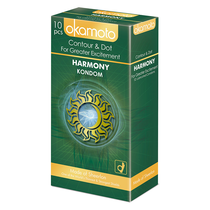 Okamoto Kondom Harmony - 10 Pcs (3 Box)