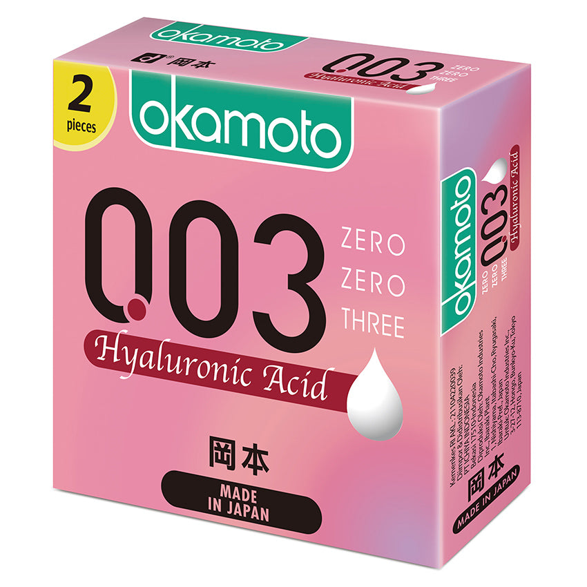 Okamoto Kondom 003 Hyaluronic Acid - 2 Pcs