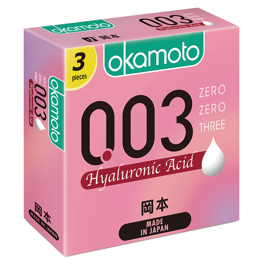 Okamoto Kondom 003 Hyaluronic Acid - 3 Pcs