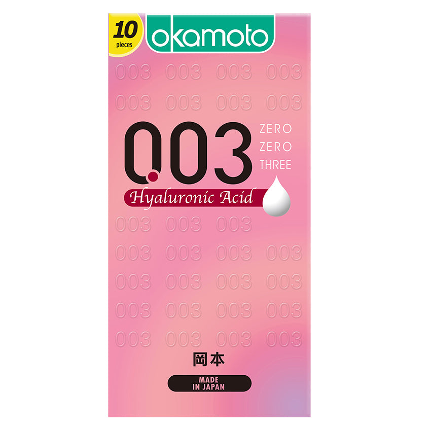 Okamoto Kondom 003 Hyaluronic Acid - 10 Pcs