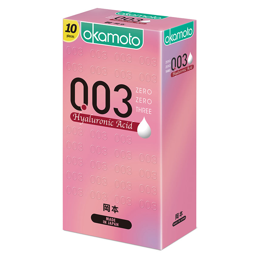 Okamoto Kondom 003 Hyaluronic Acid - 10 Pcs