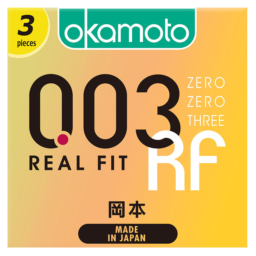 Okamoto Kondom 003 Real Fit - 3 Pcs