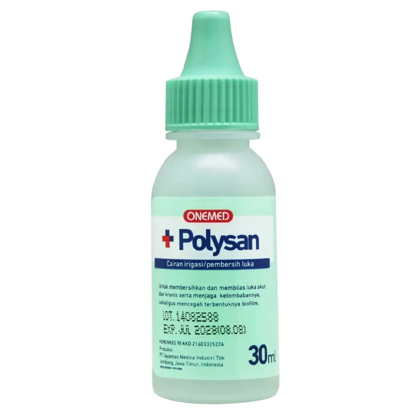 Gambar Onemed Polysan Cairan Cuci Luka - 30 mL Suplemen Kesehatan
