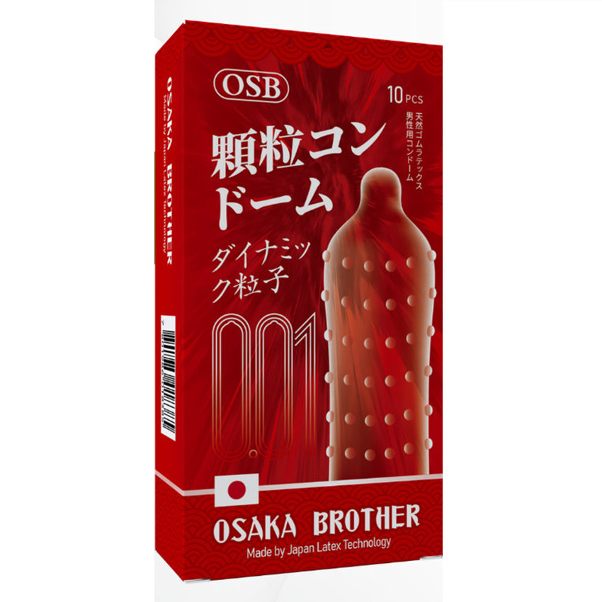 OSB Osaka Brother Kondom 001 Gerigi Merah - 10 Pcs