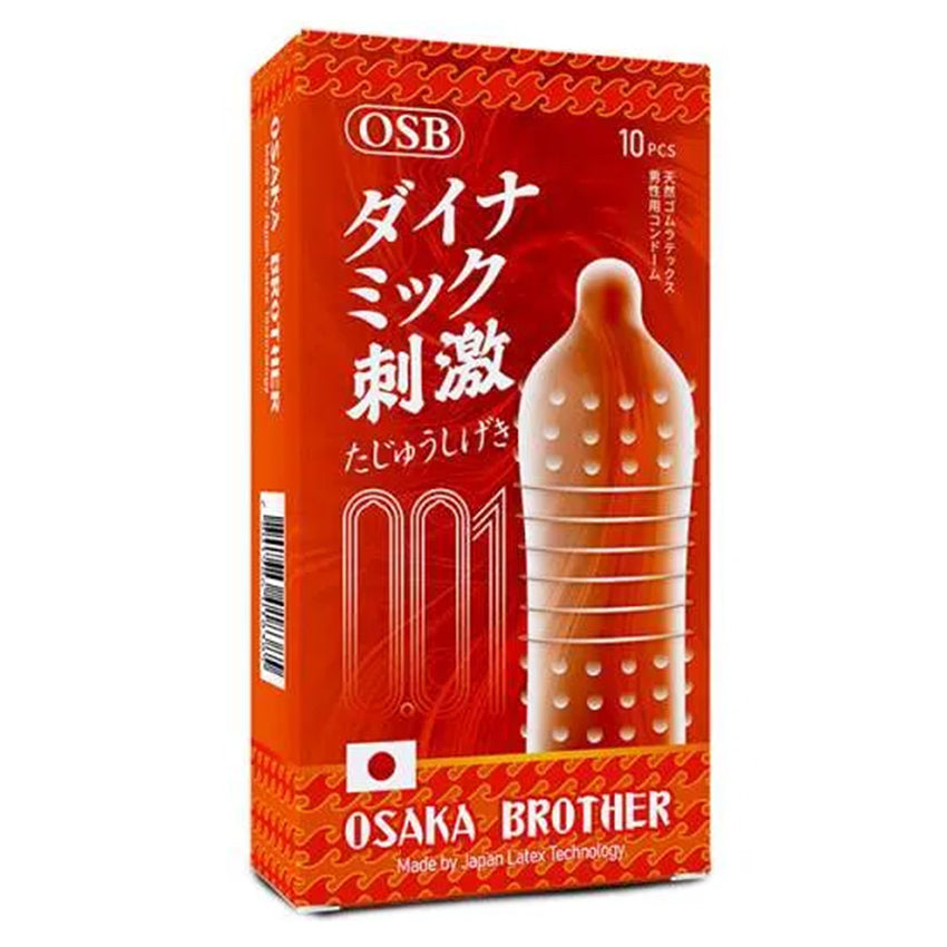 OSB Osaka Brother Kondom 001 Gerigi Xtreme Orange - 10 Pcs