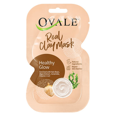 Ovale Real Clay Mask Healthy Glow Sachet - 15 gr