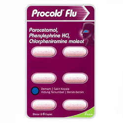 Gambar Procold Flu PE - 6 Kaplet Obat