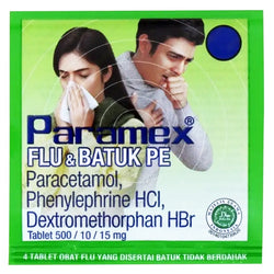 Gambar Paramex Flu & Batuk PE - 4 Tablet [ED 12/25] Obat