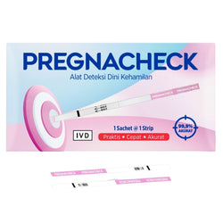 Gambar Pregnacheck Alat Tes Kehamilan Strip - 1 Pcs Tes Kehamilan