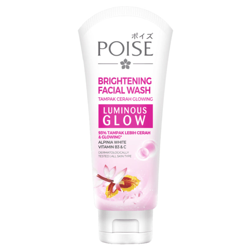 Poise Luminous White Facial Foam - 100 gr