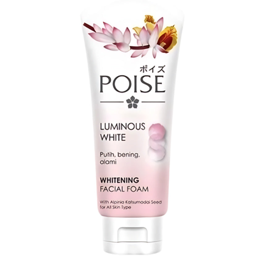 Poise Luminous White Facial Foam - 100 gr
