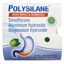 Gambar Polysilane Mint Obat Maag & Kembung - 8 Tablet Obat