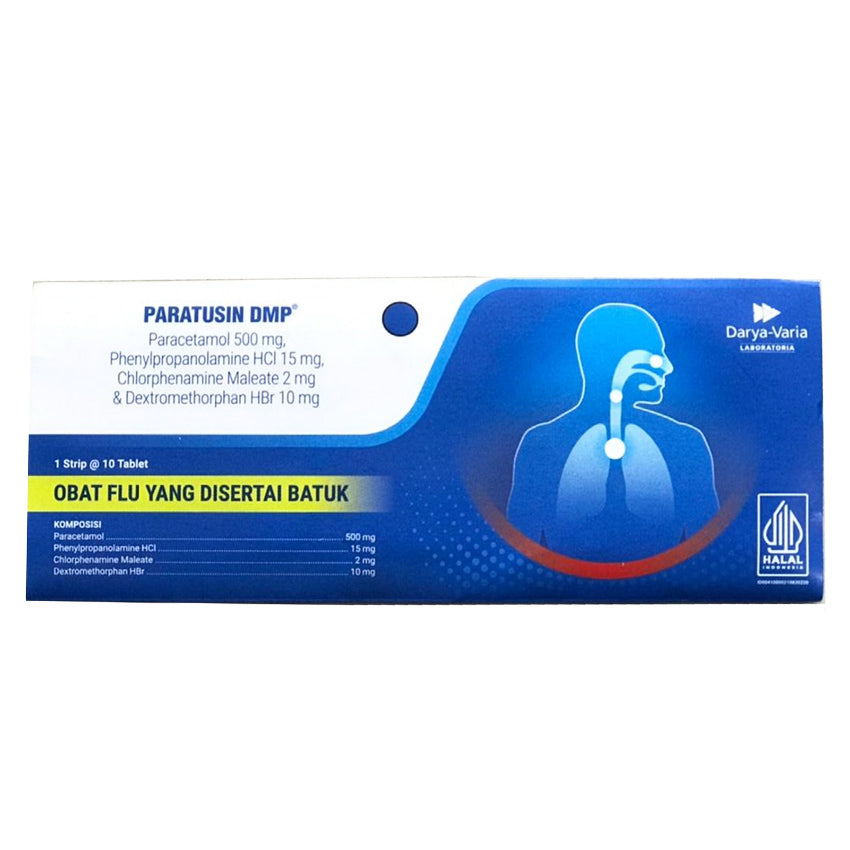 Paratusin DMP Obat Batuk & Flu - 10 Tablet
