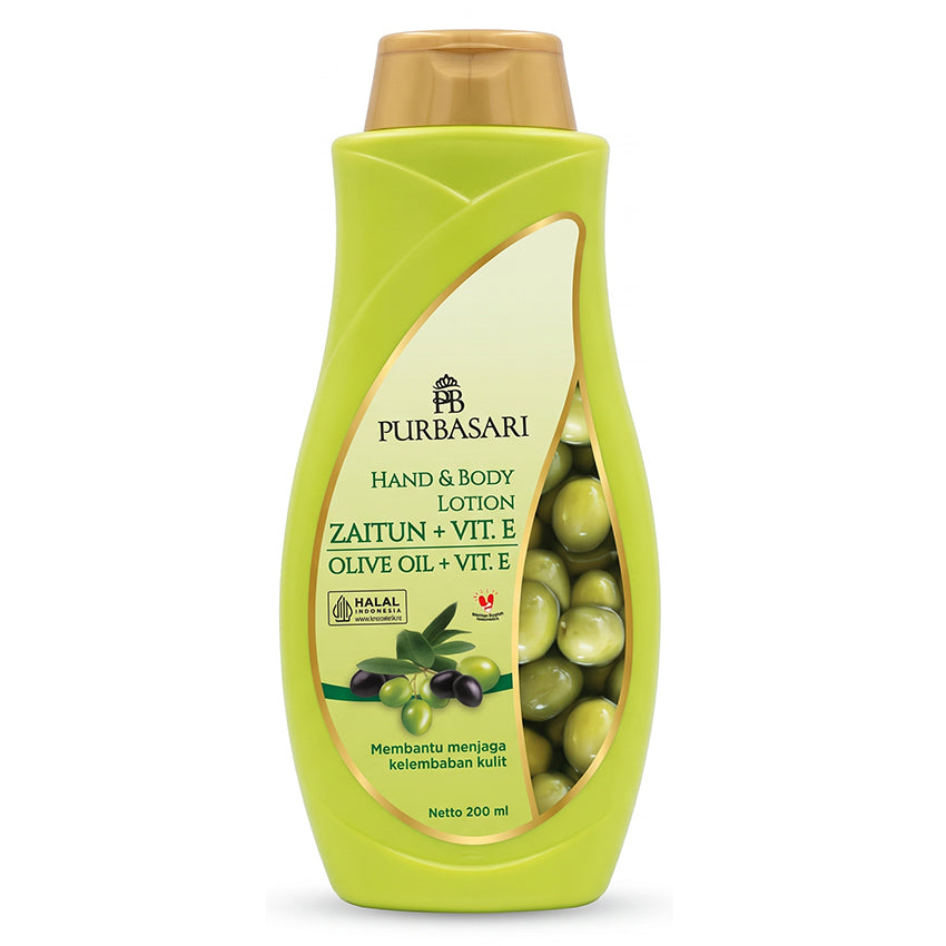 Purbasari Hand & Body Lotion Zaitun - 200 mL