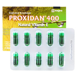 Gambar Proxidan Natural Vitamin E 400 mg - 10 Kapsul Kesehatan Kulit