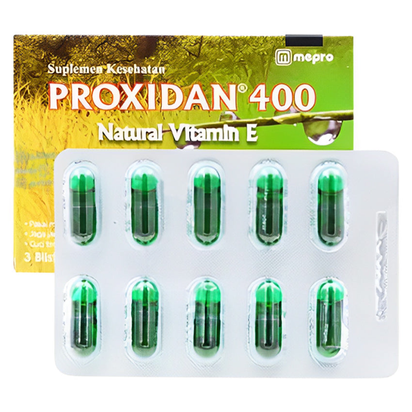Proxidan Natural Vitamin E 400 mg - 10 Kapsul