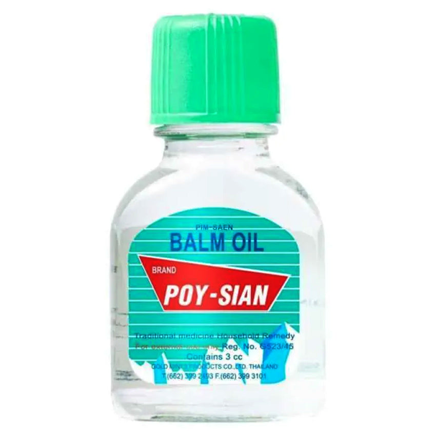 Poy-Sian Pim Saen Balm Oil Minyak Angin Thailand Bottle - 3 cc