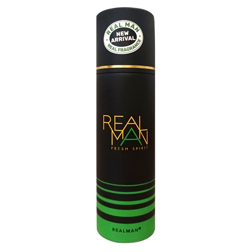 Gambar Real Man Fresh Spirit Deodorant Bodyspray - 150 mL Jenis Deodorant