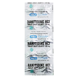 Gambar Ranitidine 150 mg Obat Lambung - 10 Tablet [Mersi] Obat