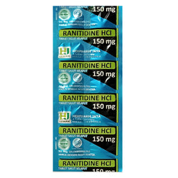 Gambar Ranitidine HCl Obat Lambung - 10 Tablet [Hexpharm] Obat