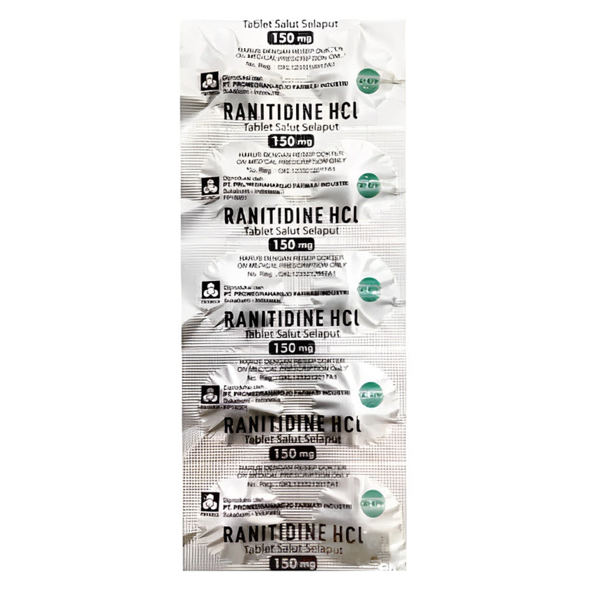 Ranitidine 150 mg Obat Lambung - 10 Tablet [Promed]