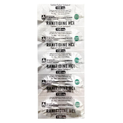 Gambar Ranitidine 150 mg Obat Lambung - 10 Tablet [Promed] Obat